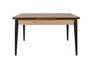 Hanah Home Mesa de Comedor Extensible Sigma - 991 Nogal y Negro